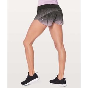 Lululemon Speed Up Short 2.5" Inseam Ombre Speckle Size 4